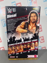 WWE Wrestling Mattel Elite From the Vault Series 2 Diesel Kevin Nash Title Belts