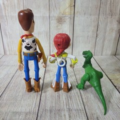 Mattel Disney Pixar Toy Story Figures Dolls Toys Lot Woody Jessie Rex Dinosaur