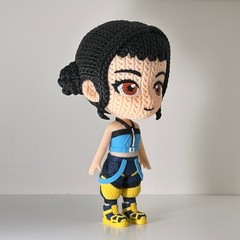 Rumi Zoey Mira – K-Pop Demon Hunters Knitted Texture Figures Display Model