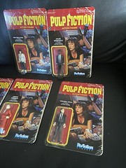 Funko ReAction Pulp Fiction Set Of 5 Action Figures Unpunched