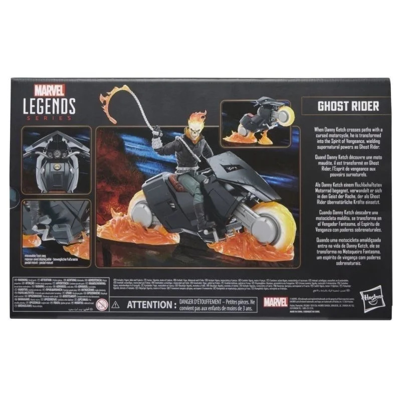 Marvel Legends Ghost Rider with Motorcycle 6-Inch 85th Anniversary Figure