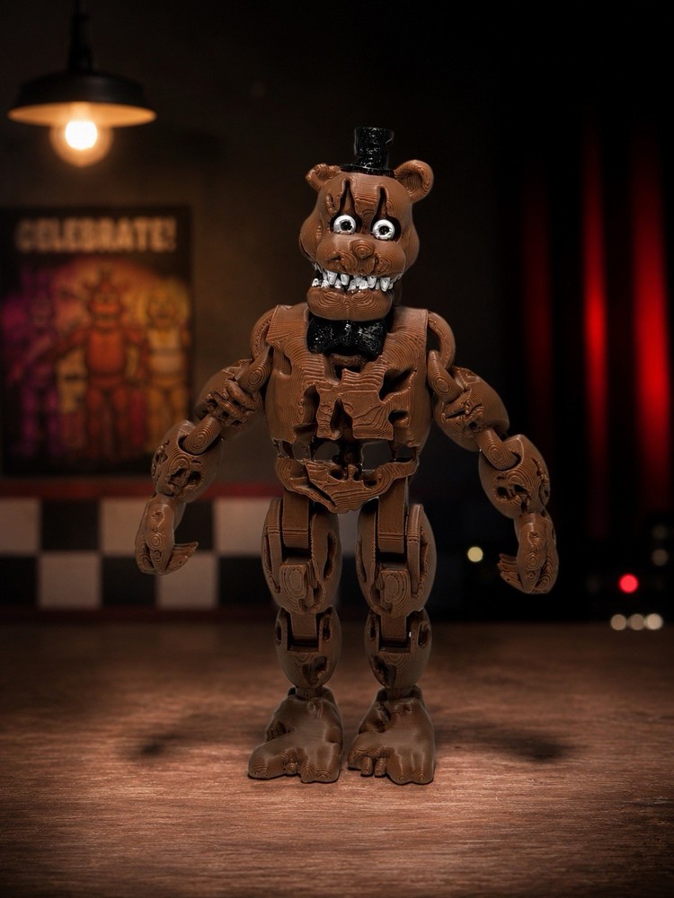 Five Nights at Freddy’s Freddy Fazbear Articulated Bear Action Figure
