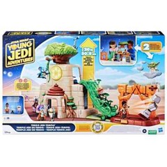 Star Wars Young Jedi Adventures Tenoo Jedi Temple Playset 2 Figures Lights