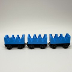 Wooden Railway Mining Trains – Production Misprints Open Coach ADA, JANE & MABE