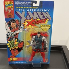 ToyBiz X-Men X-Force Kane Action Figure w/ Trading Card, Vest, Weapon Hands
