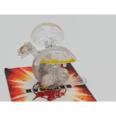 Bakugan Haos Lumino Dragonoid 1000G Translucent Clear Yellow Spin Master 2010