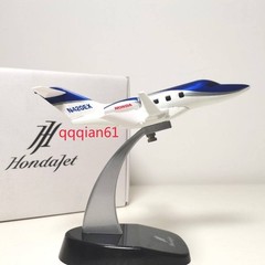 HondaJet Metal Commercial Aircraft Jet Airplane Model Diecast Plane Blue 1:72