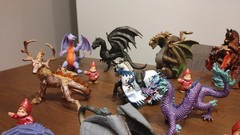 Huge! Lot Schleich World Of Knights Eldrador Bayala Medieval/Fantasy Safari Papo