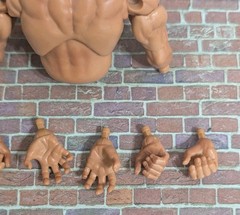 Harvinger Studios Savage Who-Man “TORSO,3 SETS OF HANDS,LEGS” *NEW & SHIPS DAILY