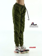 1/6 Green Casual Slim Pants Trousers Clothes Fit 12” Female Action Figure Body