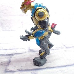 Moose Gold Lion Robot Action Figure Fully Jointed Sabertooth Animal Toy Kids