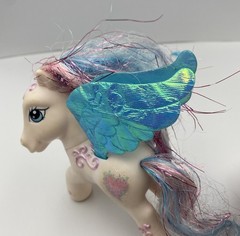My Little Pony G3 Star Catcher Figure White Pegasus Blue Pink Silver Hair/Wings