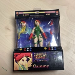 Street Fighter figure lot of 10 Jada and two custom made battle backgrounds