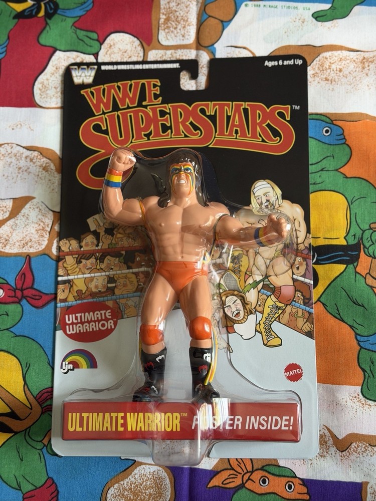 Mattel LJN WWE Superstars ULTIMATE WARRIOR Black Card Chase Target exclusive new