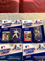 Lot of 8 Starting Lineup Figures 1988-1989 McGwire Seitzer Puckett Saberhagen