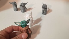Baby Yoda The Child Figure DIY or Painted Miniature 3D Printed