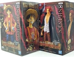 One Piece FILM RED Luffy Shanks Figure DXF THE GRANDLINE MEN Japan Free Shipping