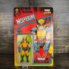 WOLVERINE YELLOW TIGER 1:18 3.75 FIGURE MARVEL LEGENDS RETRO NEW CARD X-MEN