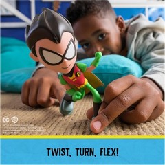 Teen Titans Go Twisty Titans Robin Flexible 6-Inch Figure Ages 4+ [DAMAGED BOX]