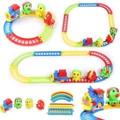 For Toddler Octopus Friends Toy Train With Round Track And Music Christmas Gift