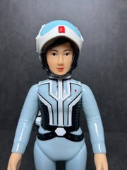 M1GO 1997 Ultraseven Anne Yuri Removable Helmet Sofubi 9″ Soft Vinyl Figure