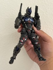 Kaiyodo Revoltech Amazing Yamaguchi Arkham Knight Ver.1.5 Batman Figure +Pistol
