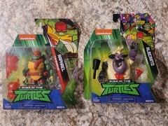 Playmates Toys Rise of the Teenage Mutant Ninja Turtles Raphael & Albearto