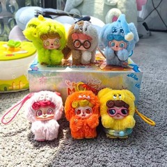 Jotoys Q.kid Emotional Hairy Monsters Plush Blind Box Confirmed Figure Gift New