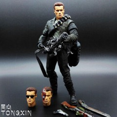 NECA Terminator 2 Judgment Day T-800 Robot Arnold Schwarzenegger Action Figure