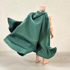 PB-C-GRN: 1/12 scale Dark Green wired cape for 6″ action figure