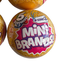 Mini Brands Zuru 5 Surprise Series 2 Blind Gold Ball – 6 Pack