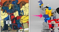 3D DIY Comic Gun Sticker Upgrade Kit For Legacy United G1 OP Prime Grimlock