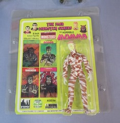 MAD MONSTER Series 1 8in Mego style Wolfman, Dracula, Mummy, Frankenstein NEW