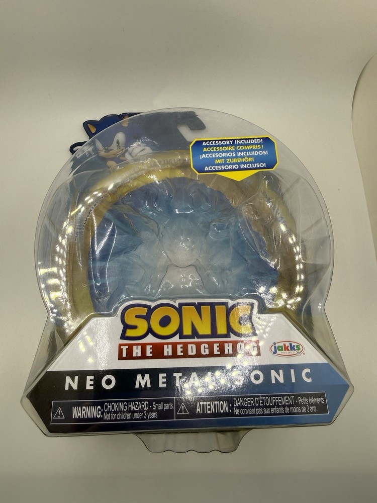 BOX ONLY – NO FIGURE – Jakks Pacific Neo Metal Sonic, 4 inch Action Figure