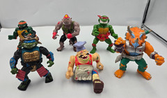 1990’s Teenage Mutant Ninja Turtles Playmates Figures lot of 6
