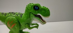 Zuru Jurassic Park Dinosaur Green T-Rex Walks and Mouth Moves with Sound