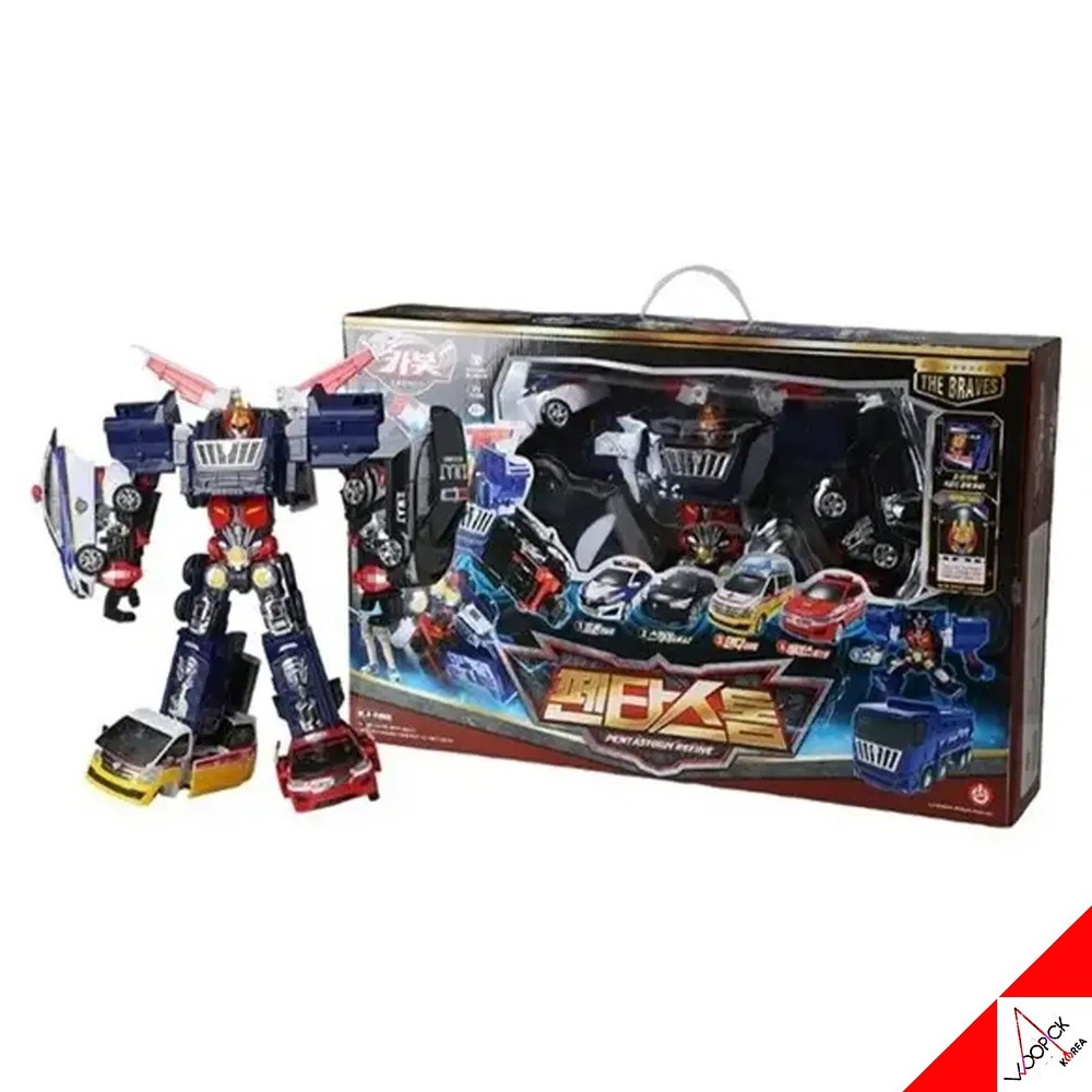 Hello Carbot The Braves PENTASTORM REFINE Transformer Robot Car Figure Toy 2025