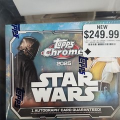 2025 Topps Chrome Star Wars Blaster box lot