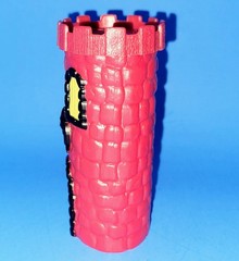 Vintage Arco Dragons N’ Monsters Figures & Red Headsgone Tower Castle Set Toy
