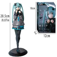 Official Hatsune Miku Anime Figure Statue – Cute Vocaloid Collectible Model PVC