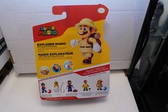 Super Mario Odyssey Explorer Mario w Blue Power Moon World of Nintendo Jakks NIB