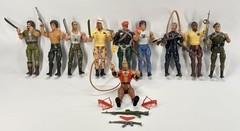 1985 Coleco Rambo Force of Freedom Action Figures Lot w/ Accessories