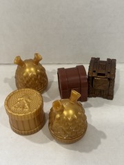 Moose Treasure X Figures Lot Gold Dragons Skeleton Mummy Dino Chests Weapons