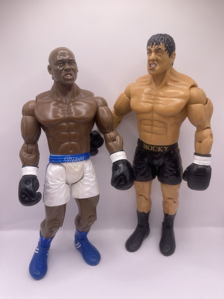 2006 JAKKS Pacific Mason The Line Dixon Boxing Figure Rocky Balboa Edition Lot