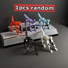 DIY Glow-in-the-Dark T13 Multi-Jointed Movable Robot 3D Printed Mannequin and Do