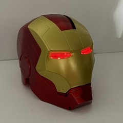Iron Man Mark VII Headgear 1:1 Helmet LED Eyes Gold CG7248 Wearable New in Box