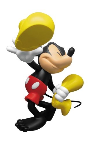 VCD MICKEY MOUSE SHOELESS Ver. Non-Scale PVC Painted Figure Japan import