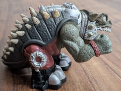 Vintage 1997 Mattel Extreme Dinosaurs Hard Rock Figure Dino Vision Street Sharks