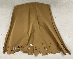 SU-C-EZ-BRN: 1/12 wired battle damaged brown cape for 6″ action figure