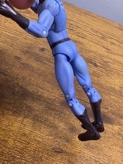 2009 Hasbro Marvel Universe Human Torch Action Figure Light Blue Black Belt #011